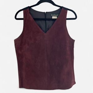 Harve-benard Women's Burgundy and Brown Top